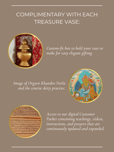 Golden Ring Treasure Vase