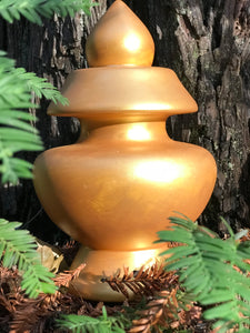 Luminous Gold Treasure Vase